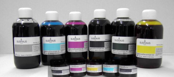 11x100 ml PGI5/CLI8: 4xPGI5bk, 2x CLI8bk, 1x c,m,y,pc,pm Sudhaus Tinte