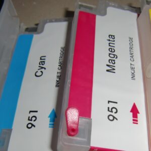 HP950/951 :4 Wiederbefüllbare Patrone mit Chips für HP