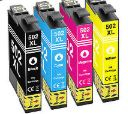 T502XL: 4 XL kompatibel Patronen für Epson