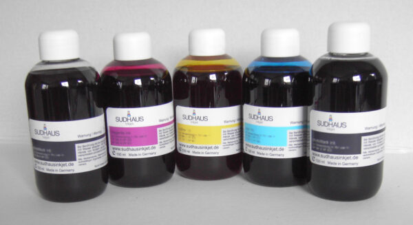 4x 100ml Dye Tinte Sudhaus für Epson Drucker