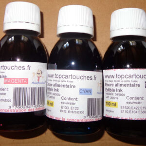 5x100 ml Lebensmitteltinte für Canon