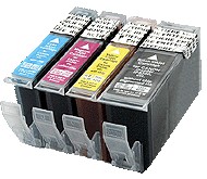 PGI5/CL8: 4 Lebensmittelreinigungspatronen Canon