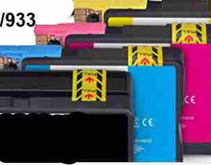 HP 932XL/933: 4 Volle Patronen mit Chips