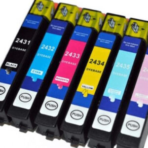 T24: 6 Patronen kompatibel für Epson