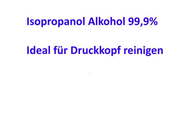 Isopropanol Alkohol (10 l) 99,9%