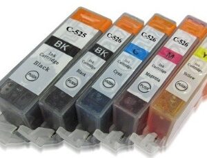 PGI525/CLI526: 5 Kompatibel Patronen für Canon