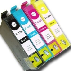 T1291 bis 1294: 4 Kompatibel Tintenpatronen für Epson