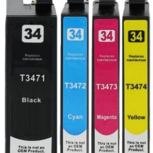 T3471 - 3474: 4 Kompatibel Patronen für Epson